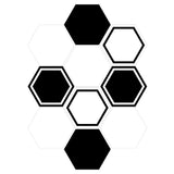 Max Maxb 10 Pieces PVC Tile Stickers Waterproof Non-Slip Floor Sticker Wall Decal #2