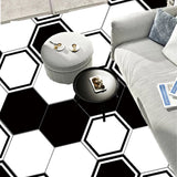 Max Maxb 10 Pieces PVC Tile Stickers Waterproof Non-Slip Floor Sticker Wall Decal #2