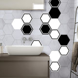 Max Maxb 10 Pieces PVC Tile Stickers Waterproof Non-Slip Floor Sticker Wall Decal #2