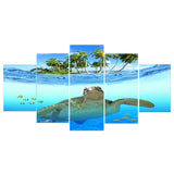 Max Maxb Modern Art Painting PVC Print Picture Home Wall Decor Unframed Sea Turtle
