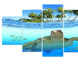 Max Maxb Modern Art Painting PVC Print Picture Home Wall Decor Unframed Sea Turtle