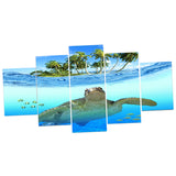 Max Maxb Modern Art Painting PVC Print Picture Home Wall Decor Unframed Sea Turtle