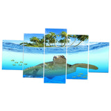 Max Maxb Modern Art Painting PVC Print Picture Home Wall Decor Unframed Sea Turtle