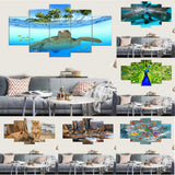 Max Maxb Modern Art Painting PVC Print Picture Home Wall Decor Unframed Sea Turtle
