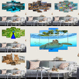 Max Maxb Modern Art Painting PVC Print Picture Home Wall Decor Unframed Sea Turtle