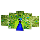 Max Maxb Modern Art Painting PVC Print Picture Home Wall Decor Unframed Peacock
