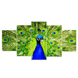 Max Maxb Modern Art Painting PVC Print Picture Home Wall Decor Unframed Peacock