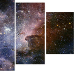 Max Maxb 5Pieces Abstract Decorative Painting Universe Series  Starry Sky