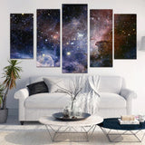 Max Maxb 5Pieces Abstract Decorative Painting Universe Series  Starry Sky