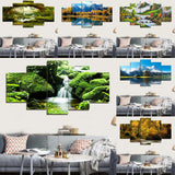 Max Maxb 5pcs Modern Art Oil Landscape Painting Canvas Print Wall Art Poster Decor 1