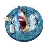 Max Maxb Creative 3D Toilet Stickers Bathroom Decorative Decals Shark Penguin