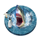 Max Maxb Creative 3D Toilet Stickers Bathroom Decorative Decals Shark Penguin