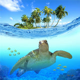 Max Maxb Creative 3D Toilet Stickers Bathroom Decorative Decals Turtle