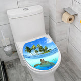 Max Maxb Creative 3D Toilet Stickers Bathroom Decorative Decals Turtle