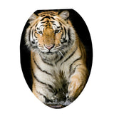 Max Maxb Creative 3D Toilet Stickers Bathroom Decorative Decals Tiger