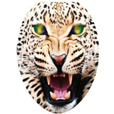 Max Maxb Creative 3D Toilet Stickers Bathroom Decorative Decals Green-eyed Leopard