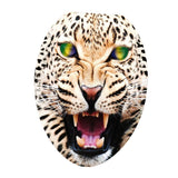 Max Maxb Creative 3D Toilet Stickers Bathroom Decorative Decals Green-eyed Leopard