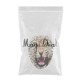 Max Maxb Creative 3D Toilet Stickers Bathroom Decorative Decals Green-eyed Leopard