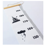 Max Maxb Nordic Style Kids Height Ruler Wall Hanging Type Height Measurement Car
