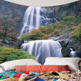 Max 3D Waterproof Tapestry -Landscape Series Vertical Waterfall Decor 180x180cm