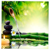 Max 3D Waterproof Tapestry-Landscape Series Bamboo Waterdrop Decor 150x130cm