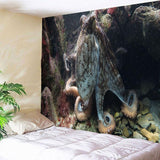 Max 3D Waterproof Tapestry Marine Life Series - Octopus Decoration 150x130cm