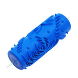 Max 5'' Embossed Paint Roller Sleeve Wall Stencil Brush Flower Pattern Decor #9