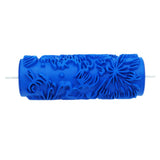 Max 5'' Embossed Paint Roller Sleeve Wall Stencil Brush Flower Pattern Decor #10
