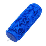 Max 5'' Embossed Paint Roller Sleeve Wall Stencil Brush Flower Pattern Decor #10