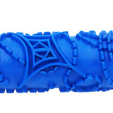 Max 5'' Embossed Paint Roller Sleeve Wall Stencil Brush Flower Pattern Decor #11