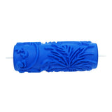 Max 5'' Embossed Paint Roller Sleeve Wall Stencil Brush Flower Pattern Decor #12