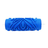 Max 5'' Embossed Paint Roller Sleeve Wall Stencil Brush Flower Pattern Decor #16