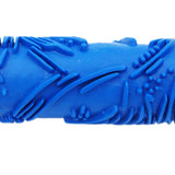 Maxbell 5'' Embossed Paint Roller Sleeve Wall Stencil Brush Flower Pattern Decor #23