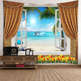 Maxbell 3D Decorative Tapestries Wall Hanging Tapestry For Indoor Outdoor Usage L