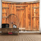 Maxbell 3D Waterproof Tapestry -Product Series Wheel Door Pattern Decor 180x180cm