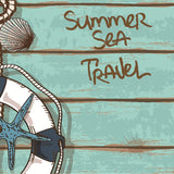 Maxbell 3D Waterproof Tapestry -Product Series Lifebuoy Pattern Decoration 180x180cm