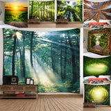 Maxbell 1x 3D Decorative Tapestries Wall Hanging Tapestry DIY For Indoor Outdoor  O