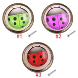 Max Ladybug Pattern Pull Knob Handle for Cabinet Drawer Cupboard Door Box Purple