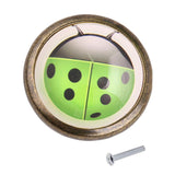 Max Ladybug Pattern Pull Knob Handle for Cabinet Drawer Cupboard Door Box Green