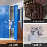 Max Stainless Steel Hasp Cabinet Door Latch Security Lock Hardware Left open