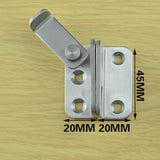 Max Stainless Steel Hasp Cabinet Door Latch Security Lock Hardware Left open