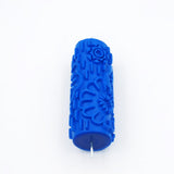 Max 5" Embossed Pattern Painting Roller Brush Tool for Wall DIY Decor Blue  5#