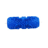 Max 5" Embossed Pattern Painting Roller Brush Tool for Wall DIY Decor Blue  9#