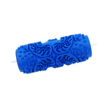 Max 5" Embossed Pattern Painting Roller Brush Tool for Wall DIY Decor Blue  9#