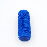 Max 5" Embossed Pattern Painting Roller Brush Tool for Wall DIY Decor Blue  9#