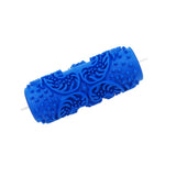 Max 5" Embossed Pattern Painting Roller Brush Tool for Wall DIY Decor Blue  9#