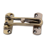 Max Zinc Alloy Anti-Theft Security Swing Bar Door Latch Buckle for Hotel Bronze
