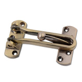 Max Zinc Alloy Anti-Theft Security Swing Bar Door Latch Buckle for Hotel Bronze