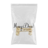 Max Zinc Alloy Anti-Theft Security Swing Bar Door Latch Buckle for Hotel Gold