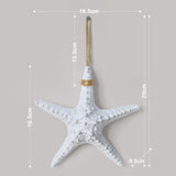 Mediterranean Style Design Beach Starfish Bathroom Wall Wedding Decor white